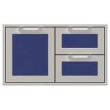 Hestan 36-Inch Double Drawer and Storage Door Combination - AGSDR36-SS