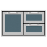 Hestan 36-Inch Double Drawer and Storage Door Combination - AGSDR36-SS
