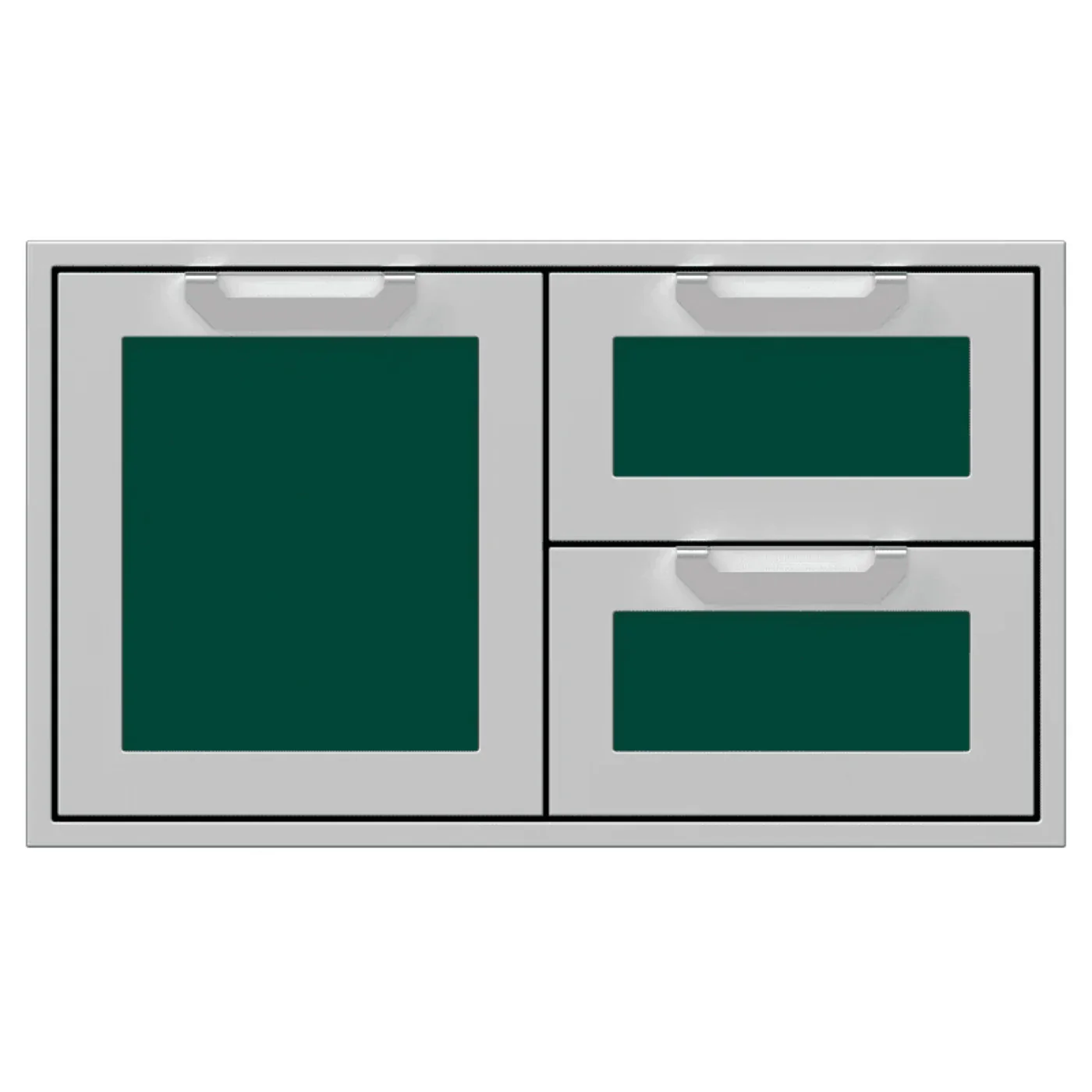 Hestan 36-Inch Double Drawer and Storage Door Combination - AGSDR36-SS