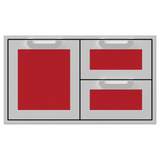 Hestan 36-Inch Double Drawer and Storage Door Combination - AGSDR36-SS