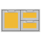 Hestan 36-Inch Double Drawer and Storage Door Combination - AGSDR36-SS