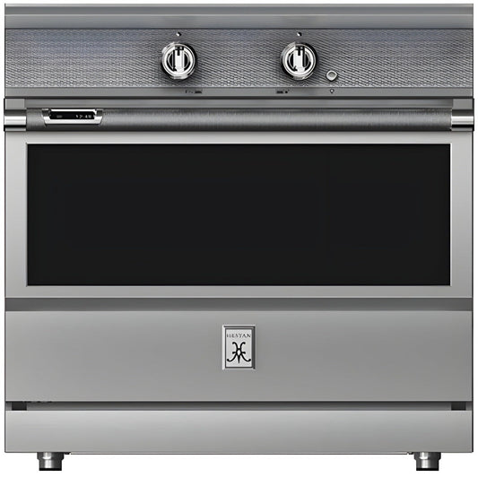 Hestan 36 Inch 5 Burner Black Top Electric Induction Range - KRTI36-BK