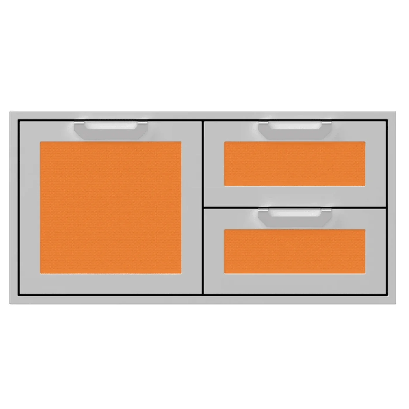 Hestan 42-Inch Double Drawer and Storage Door Combination - AGSDR42-SS