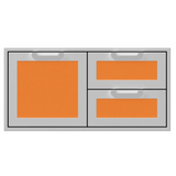 Hestan 42-Inch Double Drawer and Storage Door Combination - AGSDR42-SS
