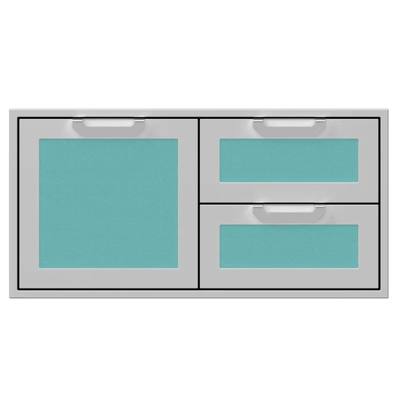 Hestan 42-Inch Double Drawer and Storage Door Combination - AGSDR42-SS