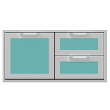 Hestan 42-Inch Double Drawer and Storage Door Combination - AGSDR42-SS