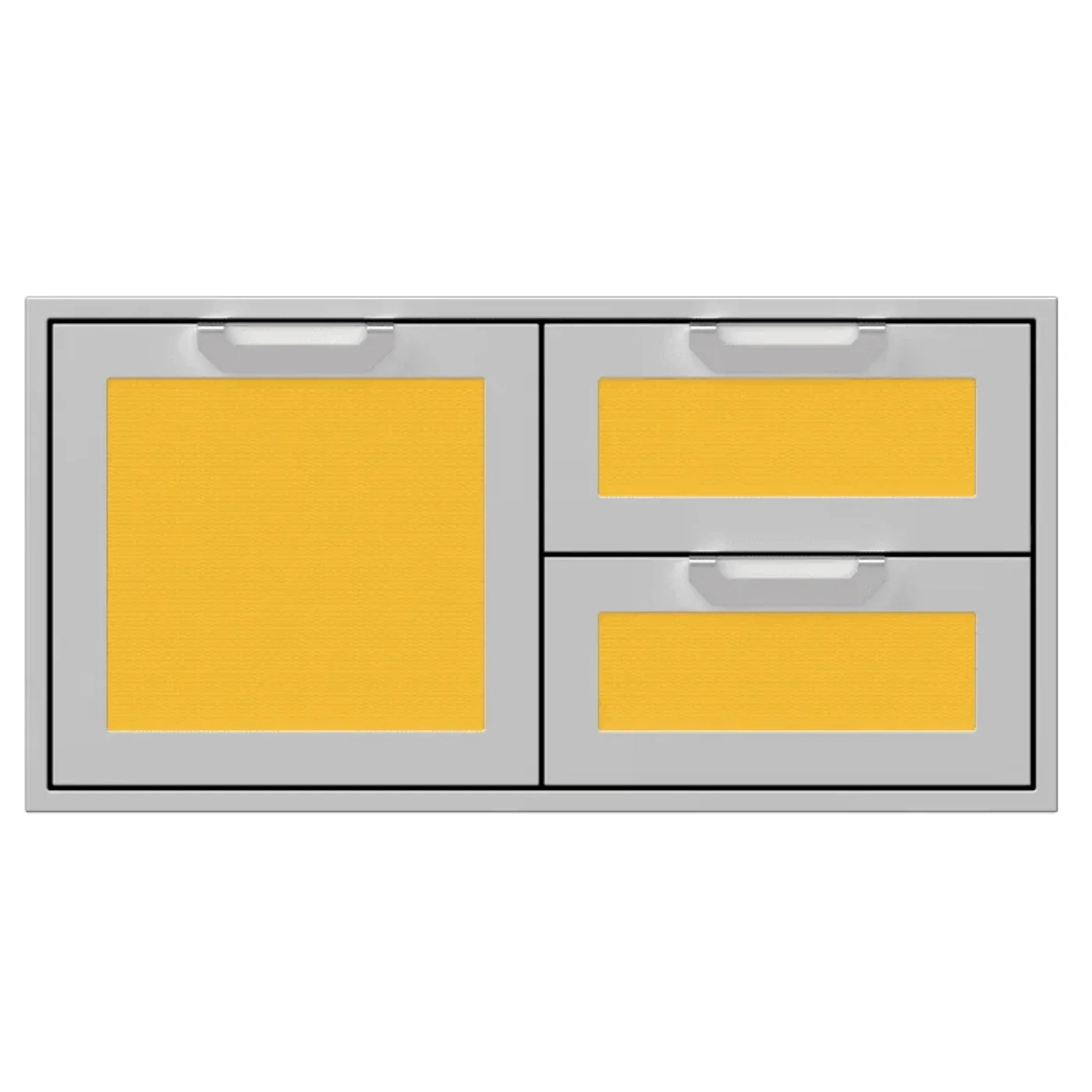 Hestan 42-Inch Double Drawer and Storage Door Combination - AGSDR42-SS