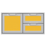 Hestan 42-Inch Double Drawer and Storage Door Combination - AGSDR42-SS