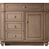 James Martin Vanities Bristol Collection 36 in. Single Vanity in Whitewashed Walnut, Cabinet Only - 157-V36-WW