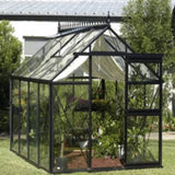 Janssens | 8x10x8 ft Junior Victorian J-VIC 23 Glass Greenhouse Kit With 4mm Tempered Glass Glazing - J-VIC-23