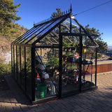 Janssens | 8x12.5x8 ft Junior Victorian J-VIC 24 Glass Greenhouse Kit With 4mm Tempered Glass Glazing - J-VIC-24
