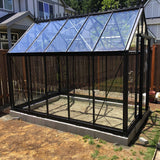 Janssens | 8x12.5x8 ft Junior Victorian J-VIC 24 Glass Greenhouse Kit With 4mm Tempered Glass Glazing - J-VIC-24