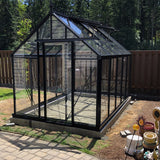 Janssens | 8x12.5x8 ft Junior Victorian J-VIC 24 Glass Greenhouse Kit With 4mm Tempered Glass Glazing - J-VIC-24