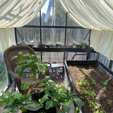 Janssens | 8x12.5x8 ft Junior Victorian J-VIC 24 Glass Greenhouse Kit With 4mm Tempered Glass Glazing - J-VIC-24