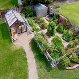 Janssens | 8x12.5x8 ft Junior Victorian J-VIC 24 Glass Greenhouse Kit With 4mm Tempered Glass Glazing - J-VIC-24