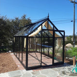 Janssens | 8x15x8 ft Junior Victorian J-VIC 25 Glass Greenhouse Kit With 4mm Tempered Glass Glazing - J-VIC-25