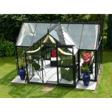 Janssens | 10x13x8 ft Junior Orangerie Glass Greenhouse Kit With 4mm Tempered Glass Glazing - J-ORA