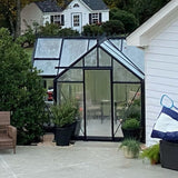 Janssens | 10x13x8 ft Junior Orangerie Glass Greenhouse Kit With 4mm Tempered Glass Glazing - J-ORA