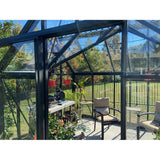 Janssens | 10x13x8 ft Junior Orangerie Glass Greenhouse Kit With 4mm Tempered Glass Glazing - J-ORA