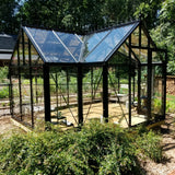 Janssens | 10x13x8 ft Junior Orangerie Glass Greenhouse Kit With 4mm Tempered Glass Glazing - J-ORA