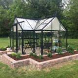 Janssens | 10x13x8 ft Junior Orangerie Glass Greenhouse Kit With 4mm Tempered Glass Glazing - J-ORA