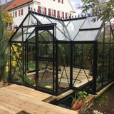 Janssens | 10x13x8 ft Junior Orangerie Glass Greenhouse Kit With 4mm Tempered Glass Glazing - J-ORA