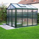Janssens VI-23 8x10 Royal Victorian Greenhouse Kit, Glass, Black