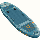 Retrospec June Nano Kids’ Inflatable Fishing Paddle Board Kayak Hybrid 9'6" - 6311
