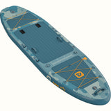 Retrospec June Inflatable Fishing Paddle Board Kayak Hybrid 11’6” - 6310
