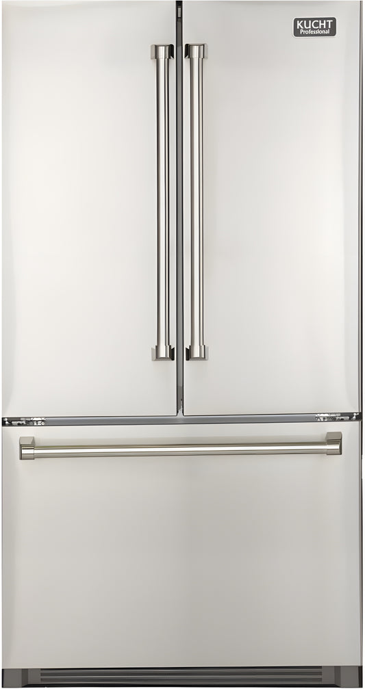 Kucht Professional 36 in. 26.1 cu. ft. French Door Refrigerator in Stainless Steel - K748FDS