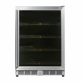 Kings Bottle 24'' Under Counter Beer Cooler Fridge Built In KBU-50BX