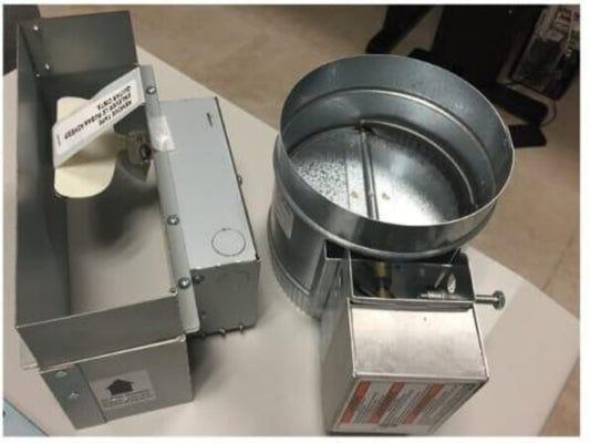 Elica - MAKE UP AIR KITS -  - Containing 10" Round Switch Duct plus 6" Round Motorized Damper - Make Up Air Kits - KIT0148978A