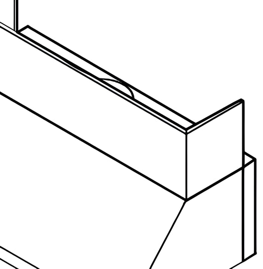 Elica - CAPRI - Elica Pro - SPACER  3" deep x 18" Tall x 36" Wide - Spacer - KIT0153304