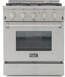 Kucht Professional 30 in. 4.2 cu ft. Natural Gas Range with Silver Knobs - KRG3080U-S