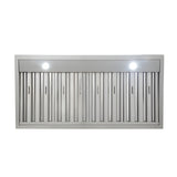 Kucht Professional 48" Wall Mount Range Hood 1,200 CFM in Stainless Steel - KRH4821A