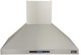 Kucht Appliance Package - 48 inch Natural Gas Range in Stainless Steel, Wall Range Hood, Refrigerator - AP-KFX480-4