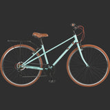 Retrospec Grateful Dead Kinney Mixte City Bike - 7 Speed - 6494
