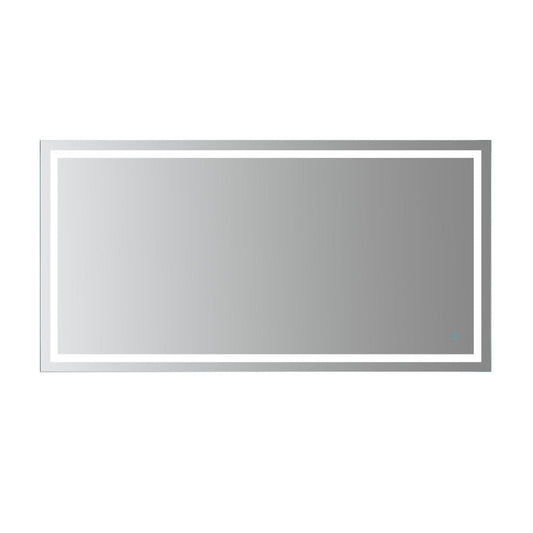 Arpella - Luci 70x36 Inch LED Mirror with Memory Dimmer and Defogger - LEDAM7036