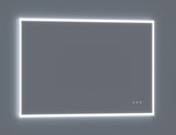 Arpella - Lucent 60 in. x 36 in. Wall Mounted LED Vanity Mirror with Color Changer, Memory Dimmer and Defogger - LEDCM6036