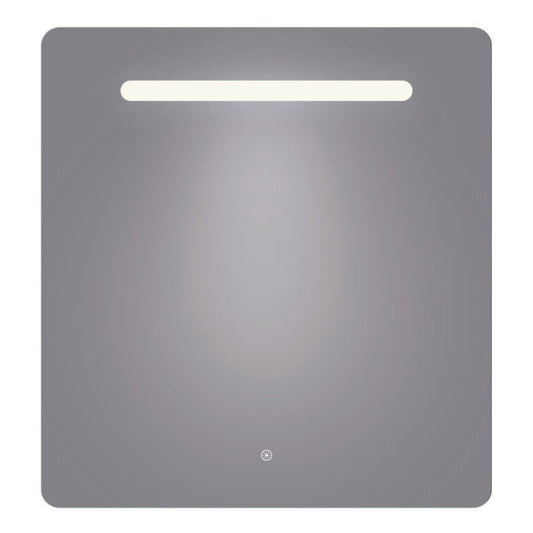 Arpella - Florence 34x36 Contemporary Lighted Mirror with Memory Dimmer and Defogger - LEDOLM3436