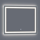 Arpella - Lumina 48 in. x 36 in. LED Lighted Vanity Mirror with Built-In Dimmer and Anti-Fog Feature - LEDSM2048