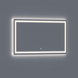 Arpella - Lumina 70 in. x 36 in. LED Lighted Vanity Mirror with Built-In Dimmer and Anti-Fog Feature - LEDSM2070