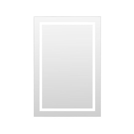 Arpella - Miramar 24x36 Lighted Mirror with Dimmer and Defogger, Wall Switch Direct - LEDWSM2436