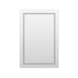Arpella - Miramar 24x36 Lighted Mirror with Dimmer and Defogger, Wall Switch Direct - LEDWSM2436