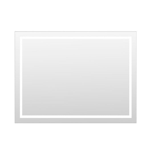 Arpella - Miramar 48x36 Lighted Mirror with Dimmer and Defogger, Wall Switch Direct - LEDWSM4836