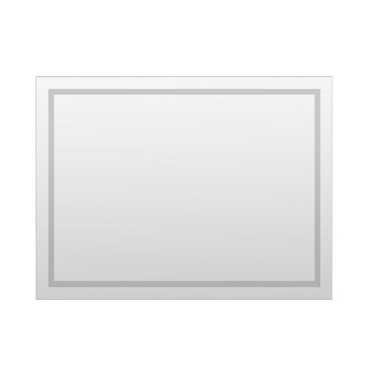 Arpella - Miramar 48x36 Lighted Mirror with Dimmer and Defogger, Wall Switch Direct - LEDWSM4836