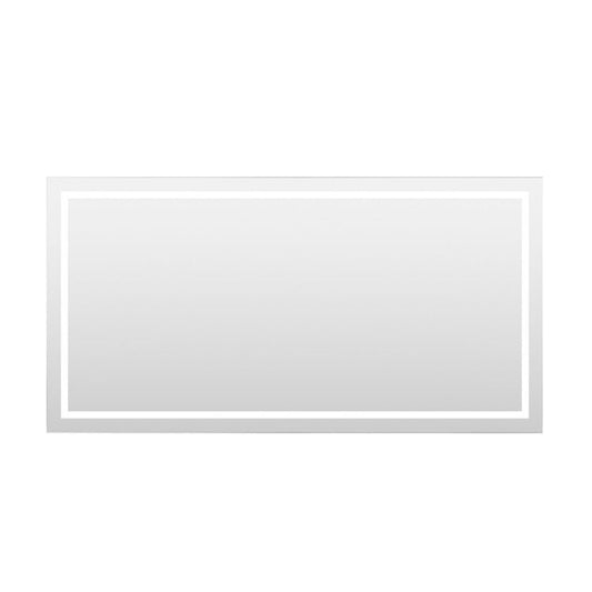 Arpella - Miramar 70x36 Lighted Mirror with Dimmer and Defogger, Wall Switch Direct - LEDWSM7036