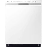 LG 24 in. Front Control Dishwasher with QuadWash and 3rd Rack in White (LDFN4542W)