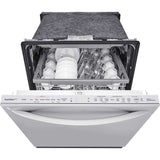 LG 24 in. Top Control Wi-Fi Enabled Dishwasher with TrueSteam and 3rd Rack (LDTS5552S)