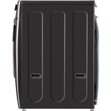 LG 27 In. 4.5-Cu. Ft. Front Load Washer with Steam Technology in Black Steel (WM4000HBA)